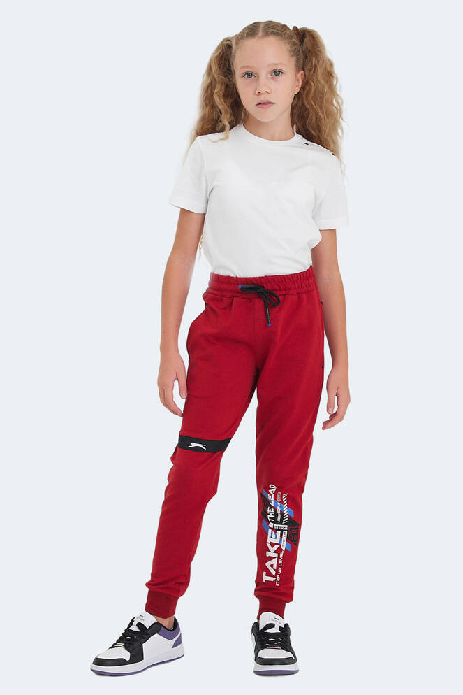 Slazenger DEVAN Kids' Tracksuit Bottoms Red