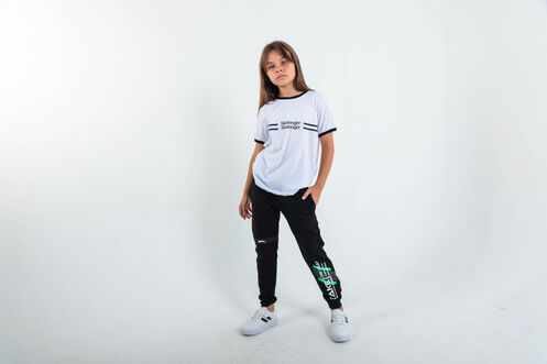 Slazenger - Slazenger DEVAN Unisex Çocuk Eşofman Altı Siyah