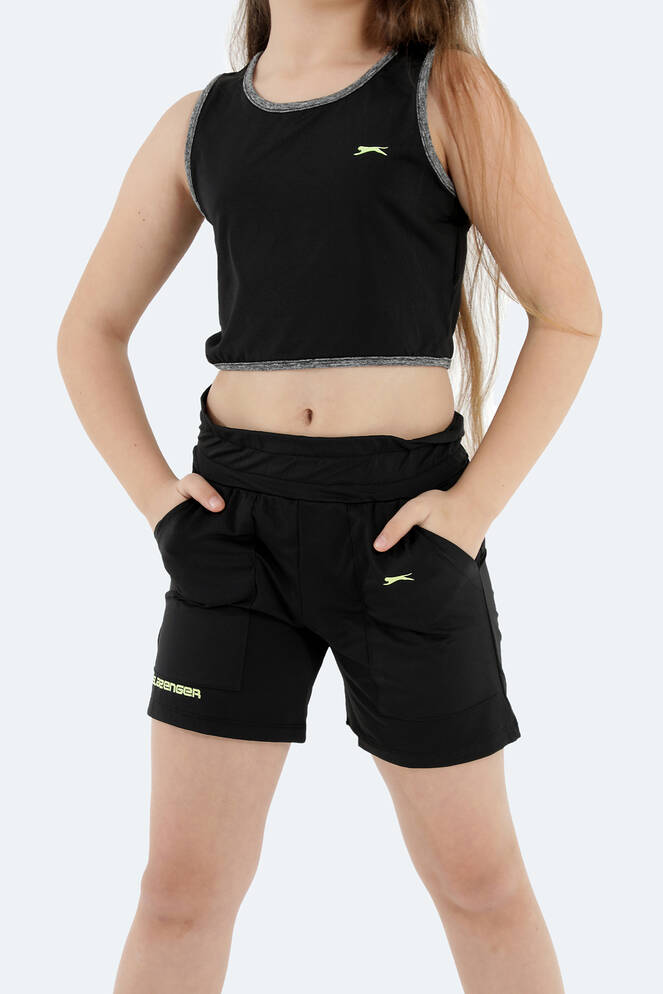 Slazenger DEVARAJ Girl Child Shorts Black
