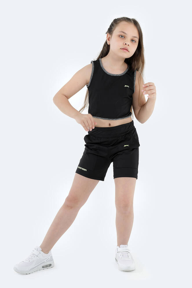 Slazenger DEVARAJ Girl Child Shorts Black