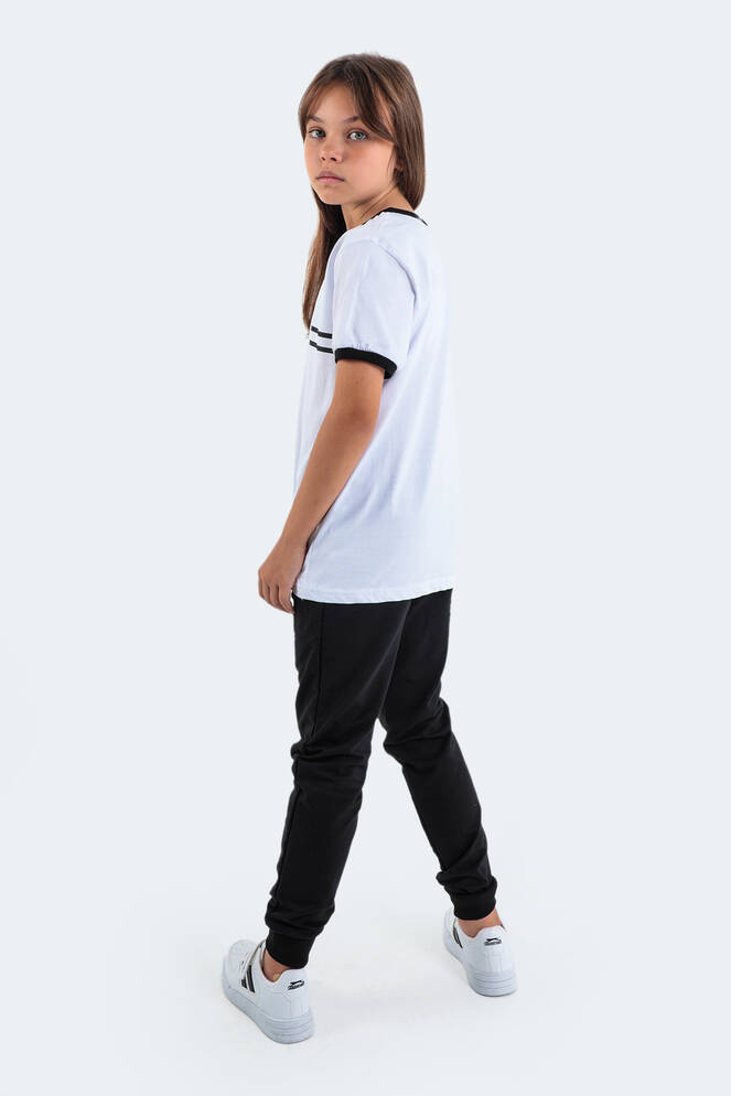 Slazenger DEVARAJ Unisex Çocuk Eşofman Altı Siyah