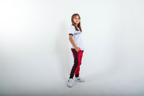 Slazenger DIDIER Unisex Çocuk Eşofman Altı Kırmızı - Thumbnail