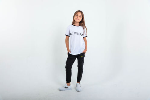 Slazenger DIDIER Unisex Çocuk Eşofman Altı Siyah - Thumbnail