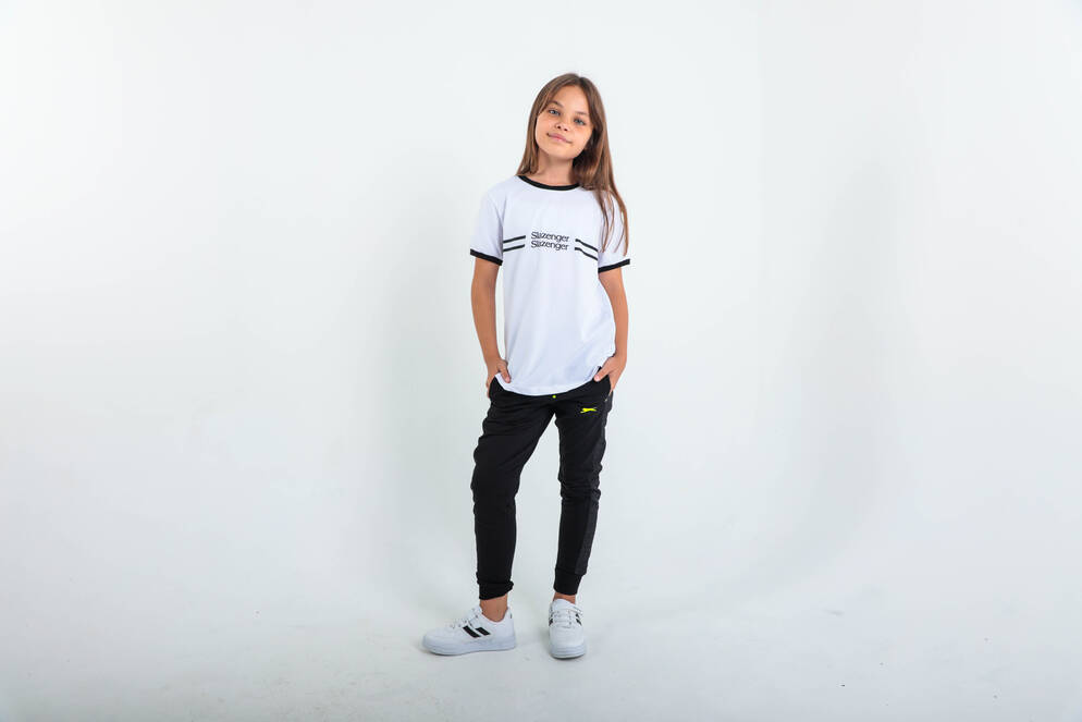 Slazenger DIDIER Unisex Çocuk Eşofman Altı Siyah