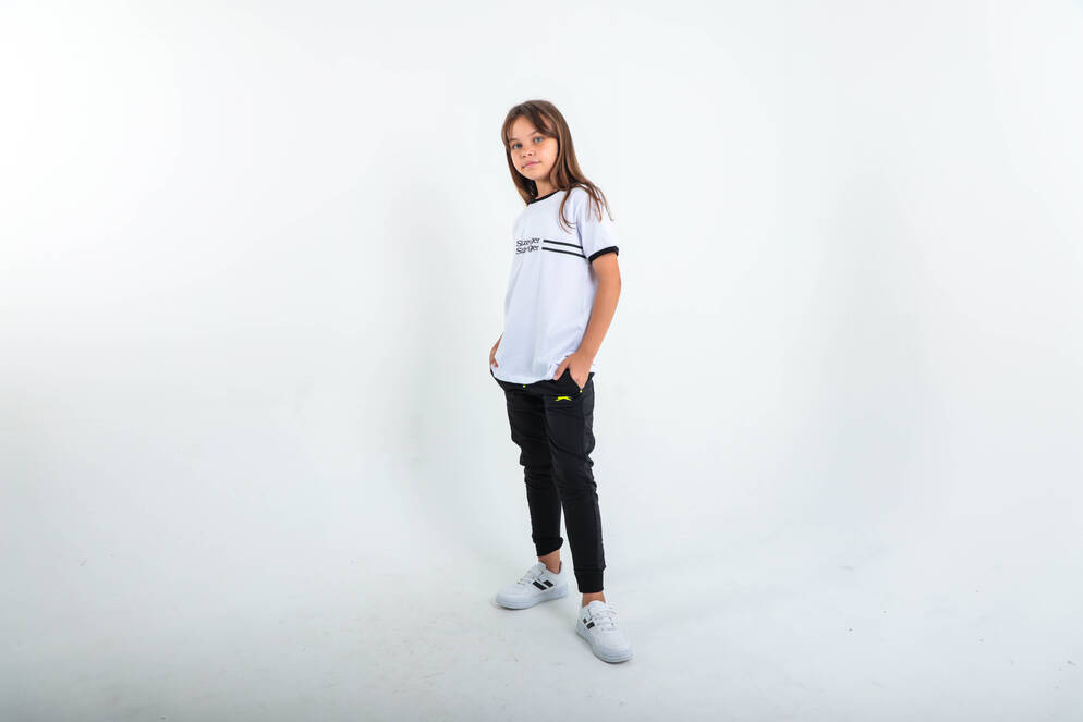 Slazenger DIDIER Unisex Çocuk Eşofman Altı Siyah