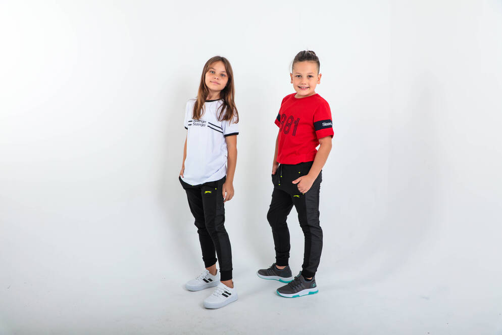 Slazenger DIDIER Unisex Kids Sweatpants Black