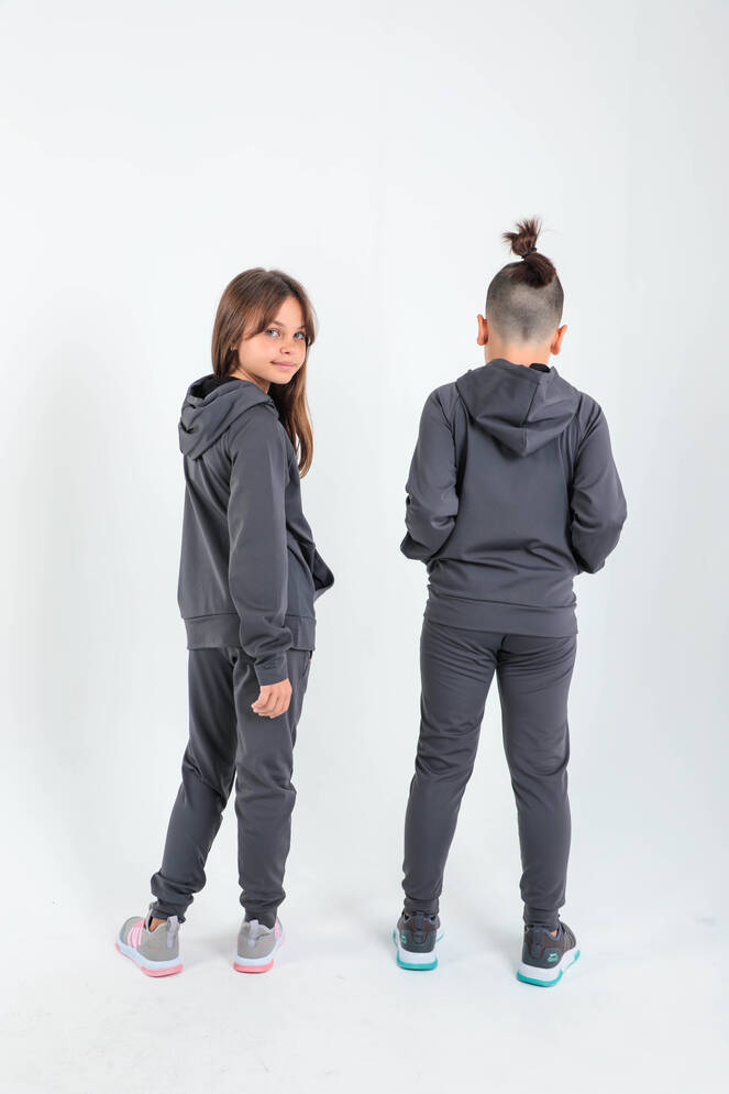 Slazenger DIKLA Unisex Children's Tracksuit Dark Grey