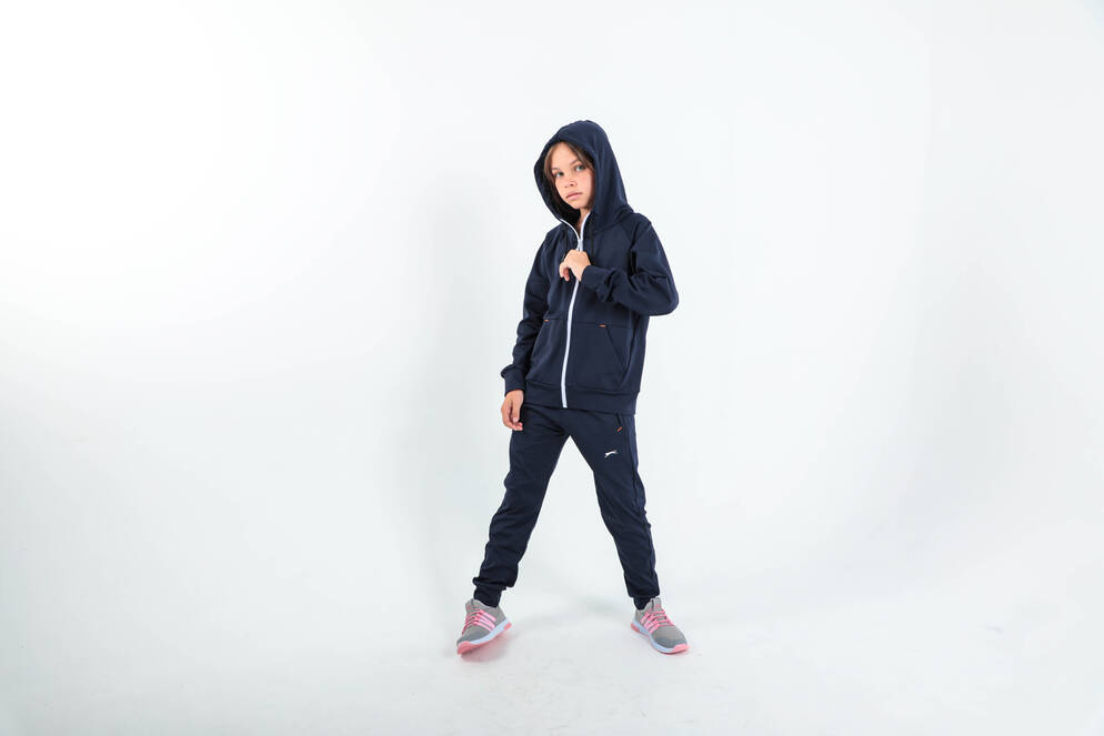 Slazenger DIKLA Unisex Çocuk Lacivert Eşofman Takımı