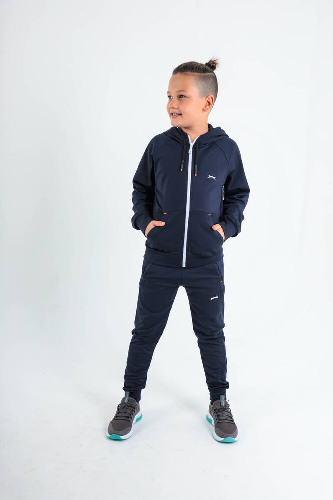 Slazenger DIKLA Unisex Çocuk Lacivert Eşofman Takımı