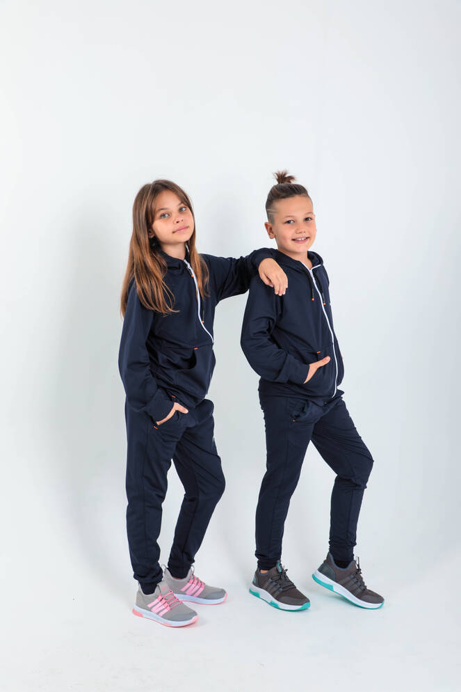 Slazenger DIKLA Unisex Çocuk Lacivert Eşofman Takımı