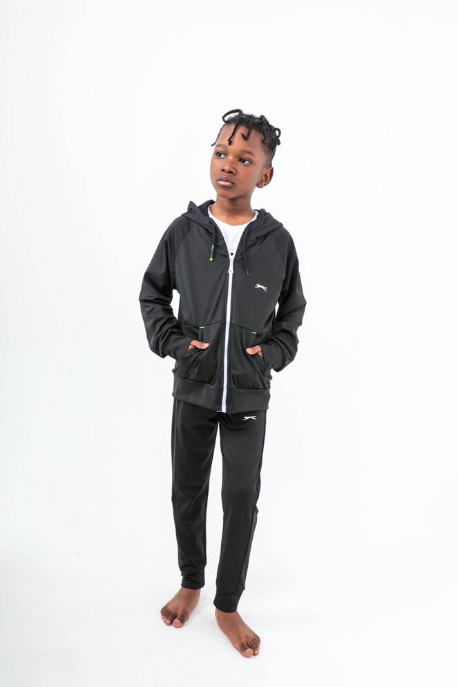 Slazenger DIKLA Unisex Çocuk Siyah Eşofman Takımı