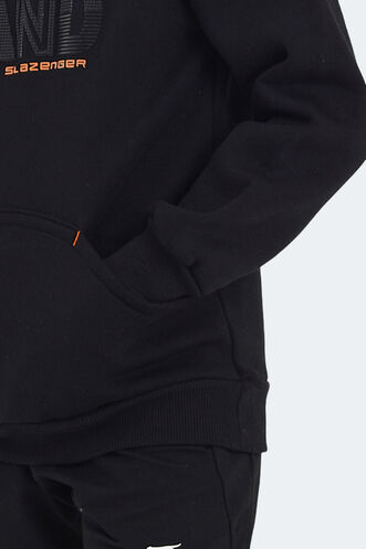 Slazenger DILAY Unisex Children's Sweatshirt Black - Thumbnail