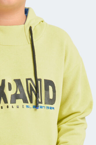 Slazenger DILAY Unisex Children's Sweatshirt Yellow - Thumbnail
