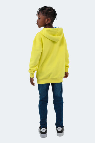 Slazenger DILAY Unisex Çocuk Sweatshirt Sarı - Thumbnail