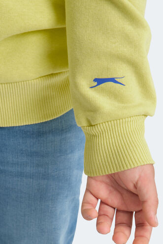 Slazenger DILAY Unisex Çocuk Sweatshirt Sarı - Thumbnail