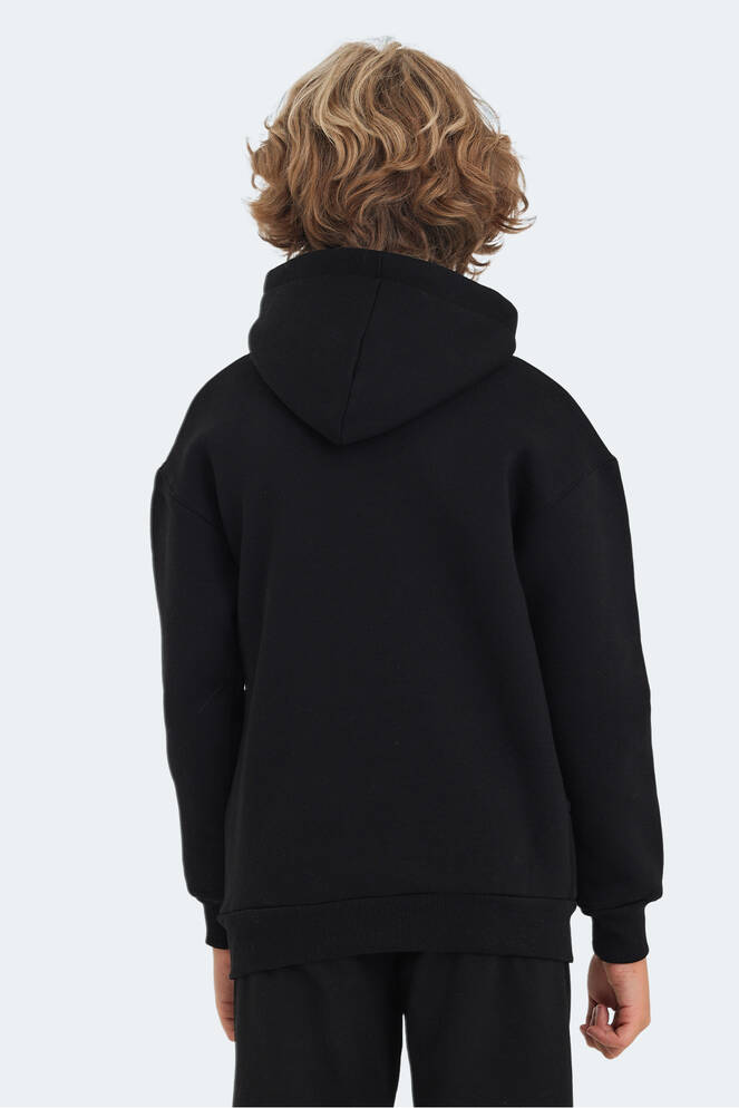 Slazenger DILAY Unisex Çocuk Sweatshirt Siyah