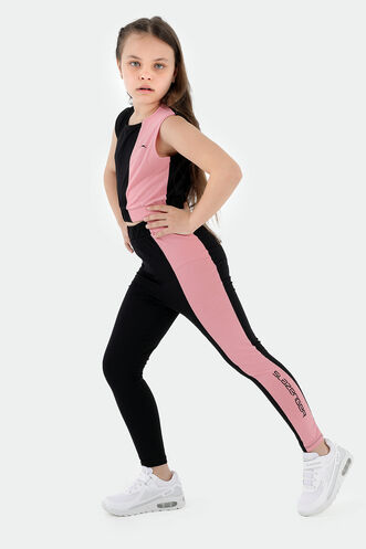 Slazenger DIMAS Girls' Leggings Set Black - Thumbnail