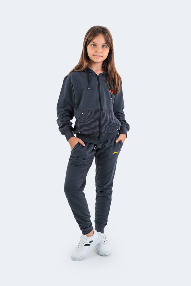 Slazenger DIMAS Children's Tracksuit Dark Grey