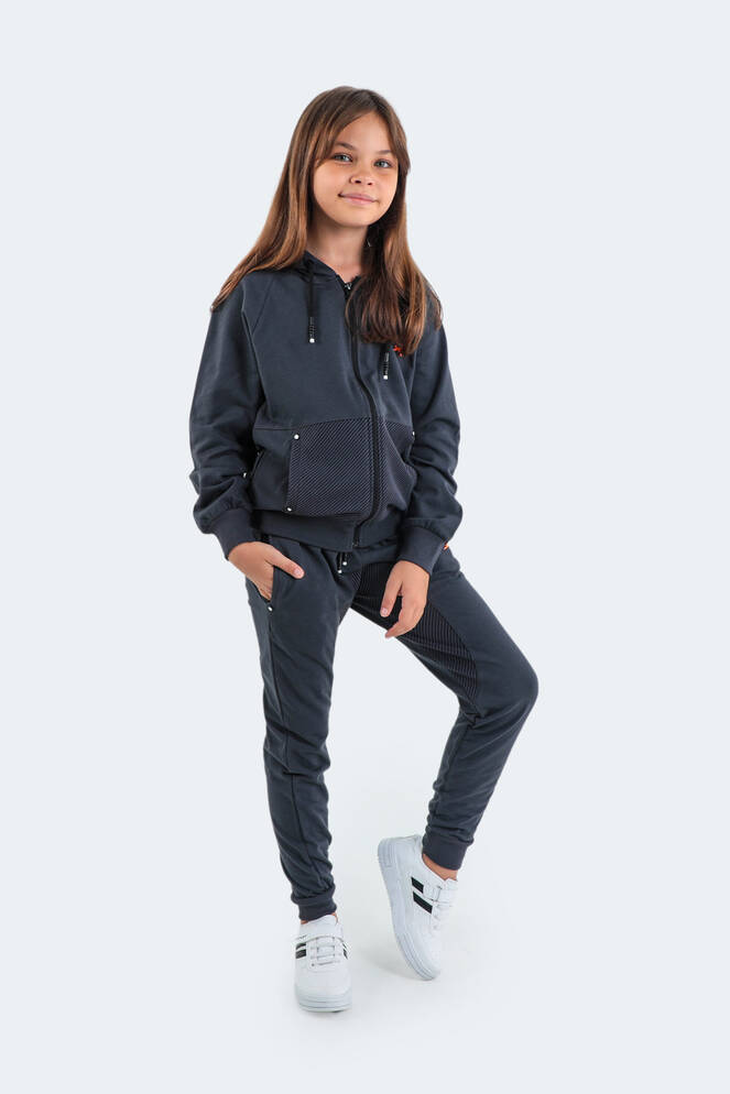 Slazenger DIMAS Children's Tracksuit Dark Grey