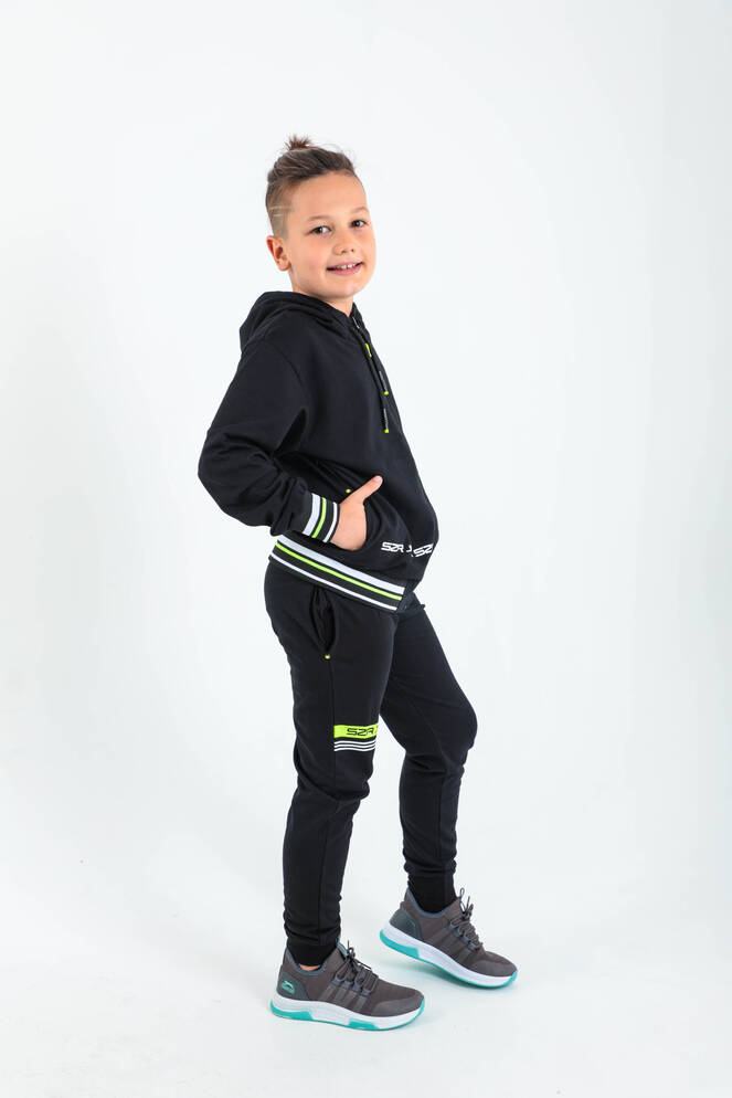 Slazenger DIODOR Unisex Çocuk Siyah Eşofman Takımı