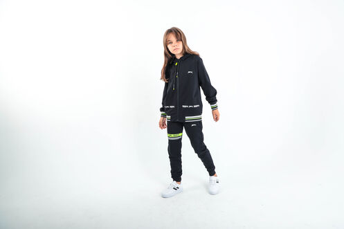 Slazenger DIODOR Unisex Çocuk Siyah Eşofman Takımı - Thumbnail