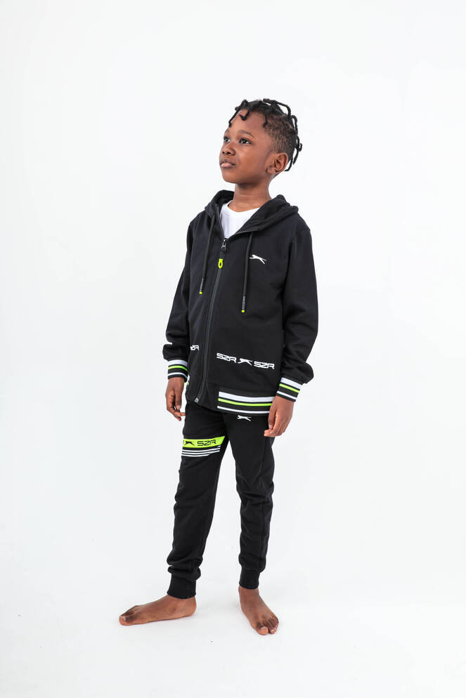 Slazenger DIODOR Unisex Çocuk Siyah Eşofman Takımı
