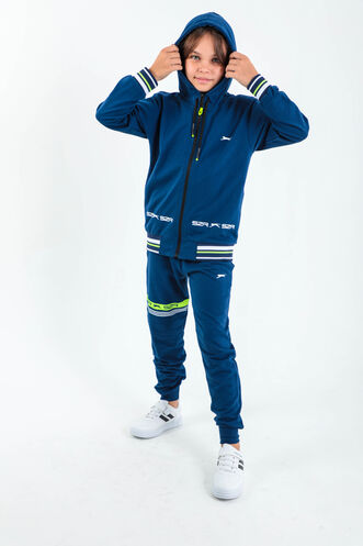 Slazenger DIODOR Unisex Children's Tracksuit Navy - Thumbnail