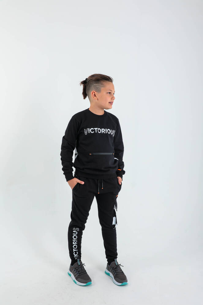 Slazenger DION Children's Tracksuit Black