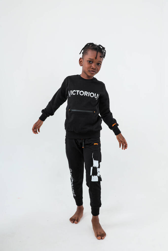 Slazenger DION Children's Tracksuit Black