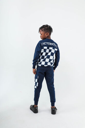 Slazenger DION Children's Tracksuit Navy - Thumbnail