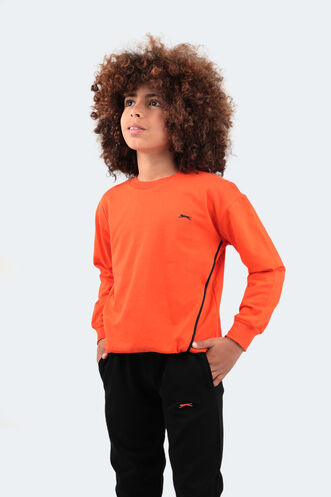 Slazenger DISEL Unisex Çocuk Turuncu Eşofman Takımı - Thumbnail