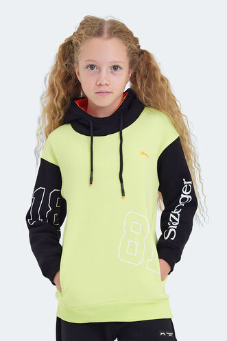 Slazenger DJURO Unisex Children's Sweatshirt Yellow - Thumbnail