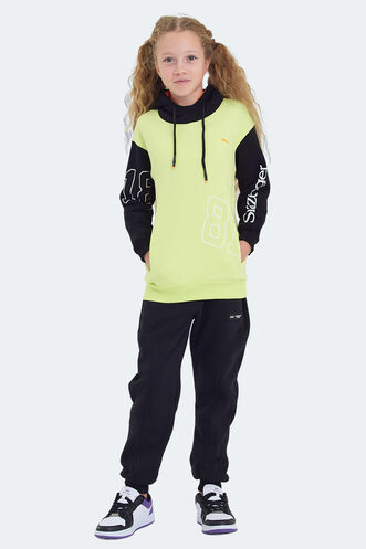 Slazenger DJURO Unisex Children's Sweatshirt Yellow - Thumbnail