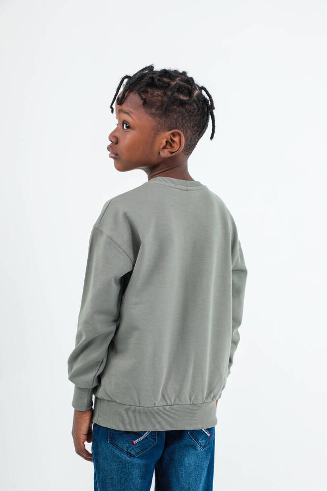 Slazenger DNA Kids Unisex Sweatshirt Khaki