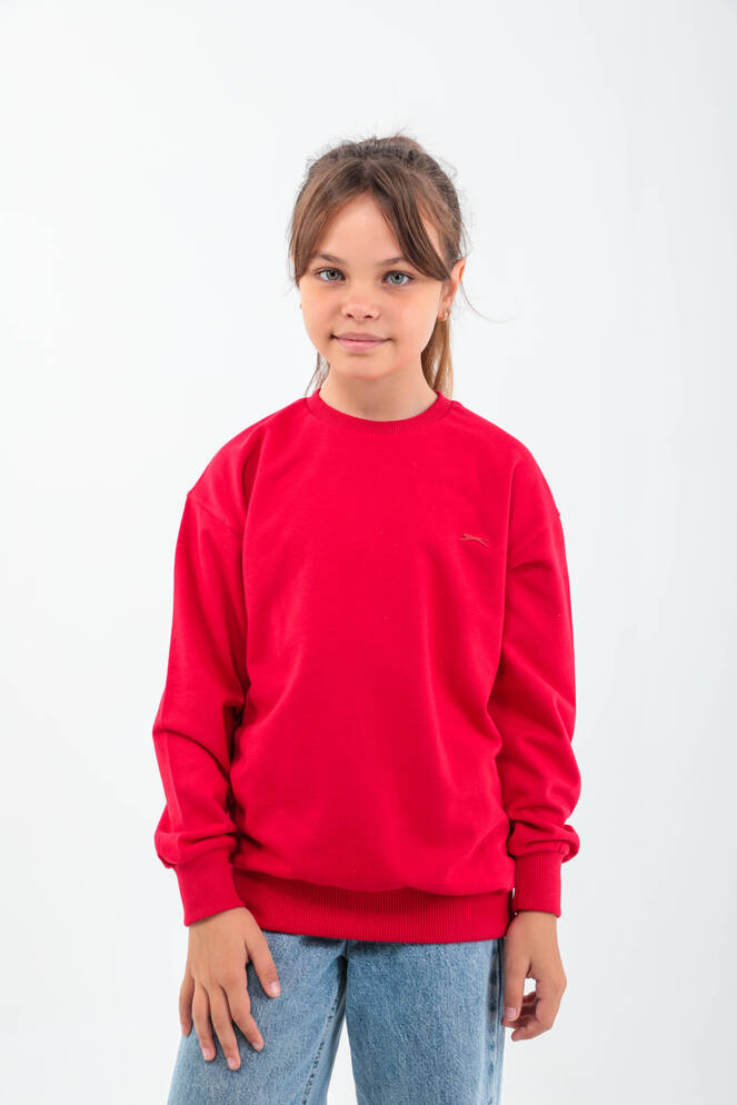 Slazenger DNA Kids Unisex Sweatshirt Red