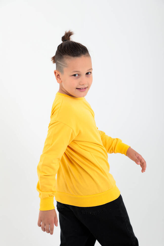 Slazenger DNA Unisex Çocuk Sweatshirt Sarı
