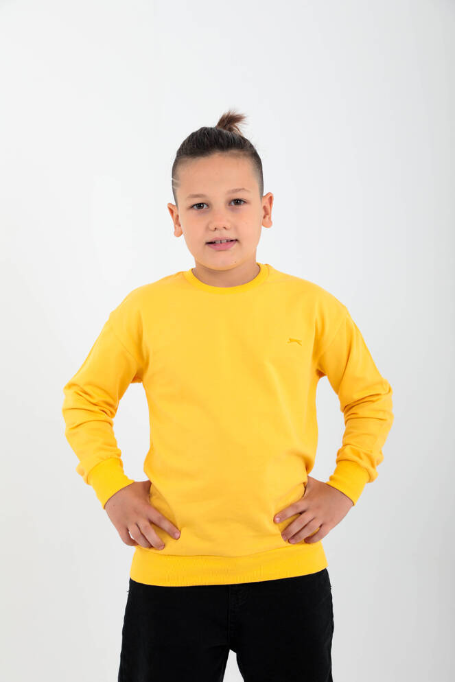 Slazenger DNA Unisex Kids Sweatshirt Yellow