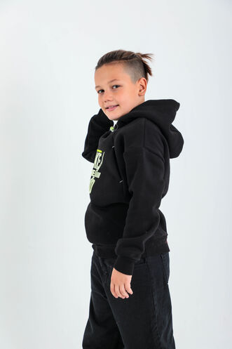 Slazenger DO Unisex Children's Sweatshirt Black - Thumbnail
