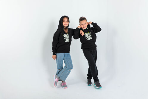 Slazenger DO Unisex Children's Sweatshirt Black - Thumbnail