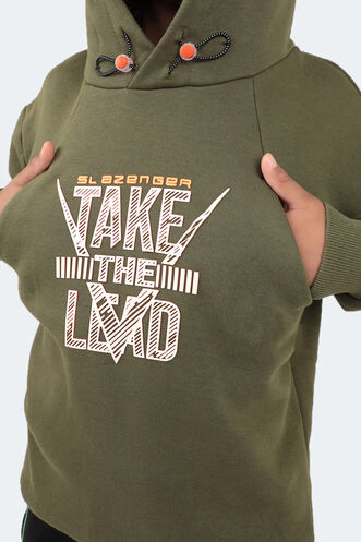 Slazenger DO Unisex Children's Sweatshirt Khaki - Thumbnail