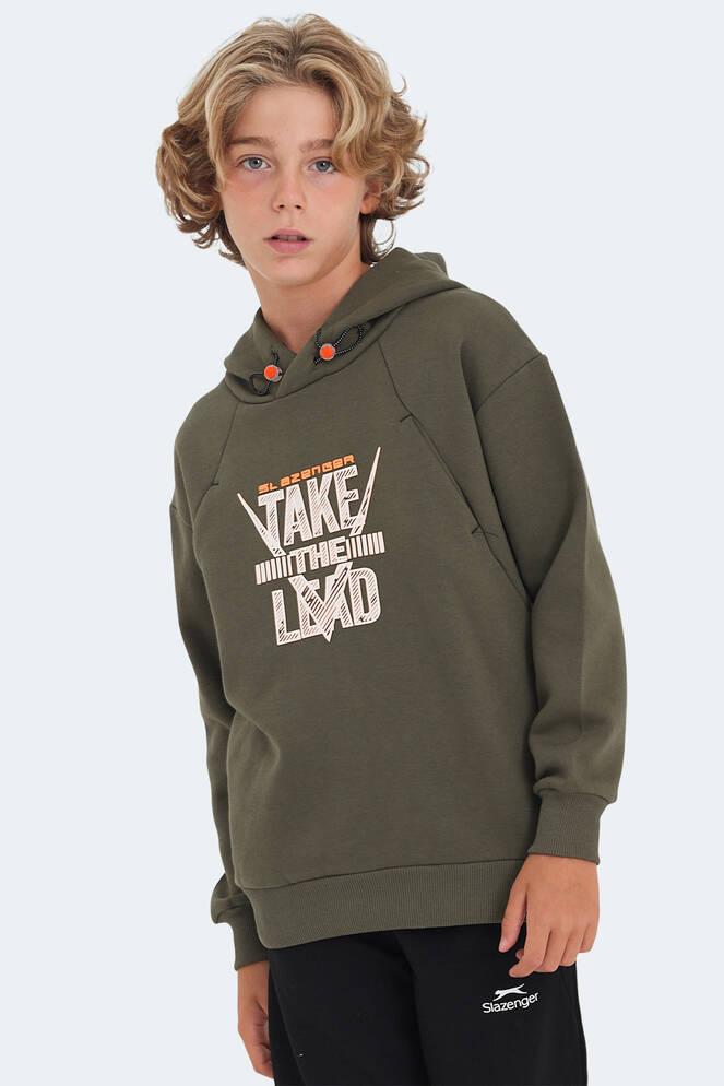 Slazenger DO Unisex Children's Sweatshirt Khaki