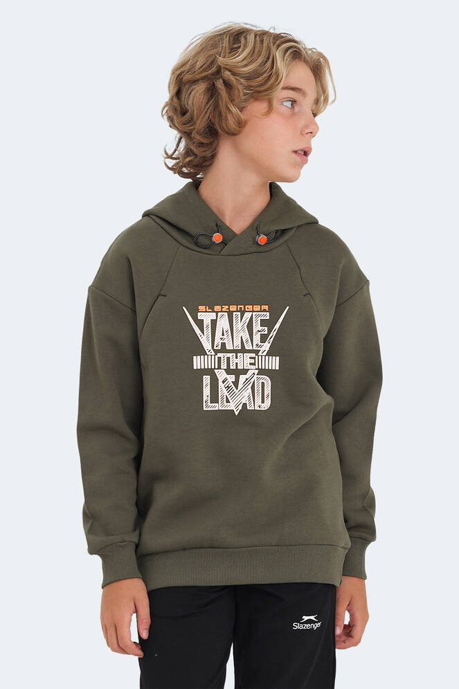 Slazenger DO Unisex Children's Sweatshirt Khaki