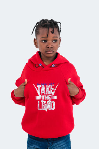 Slazenger DO Unisex Children's Sweatshirt Red - Thumbnail