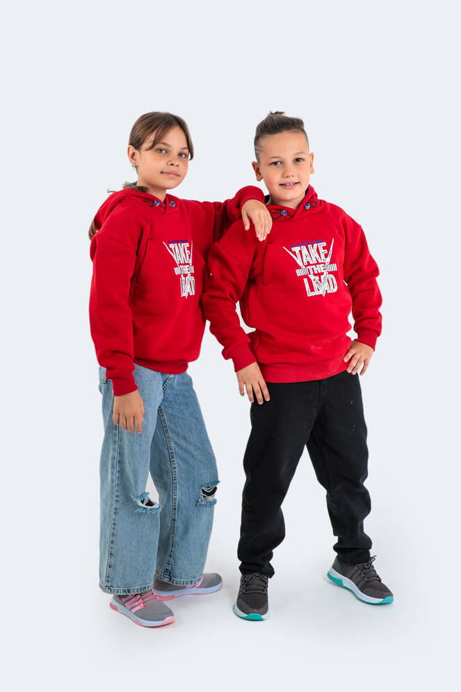 Slazenger DO Unisex Children's Sweatshirt Red