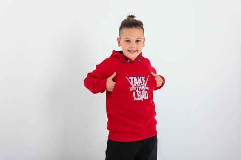 Slazenger DO Unisex Children's Sweatshirt Red - Thumbnail