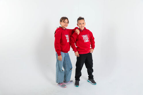 Slazenger DO Unisex Children's Sweatshirt Red - Thumbnail