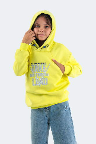 Slazenger DO Unisex Children's Sweatshirt Yellow - Thumbnail