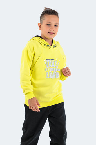 Slazenger DO Unisex Children's Sweatshirt Yellow - Thumbnail