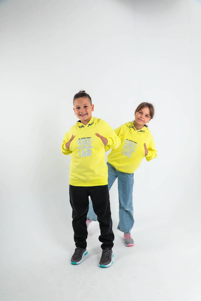 Slazenger DO Unisex Children's Sweatshirt Yellow