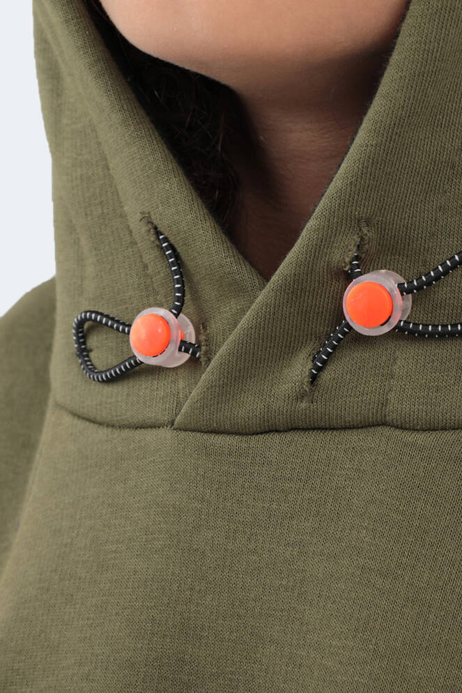 Slazenger DO Unisex Çocuk Sweatshirt Haki